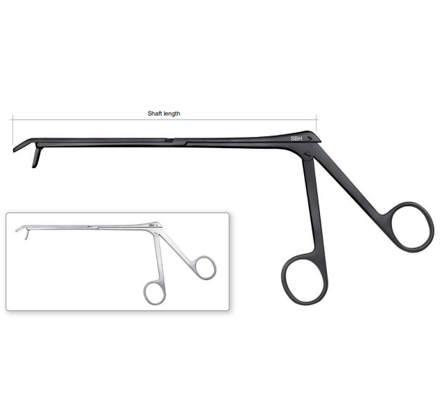 Gruenwald IVD Rongeur - reverse downbiting - lower jaw movable